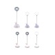 Настільна лампа Kite Cloudy Bunny LED з акумулятором , рожева (K24-493-1-2)