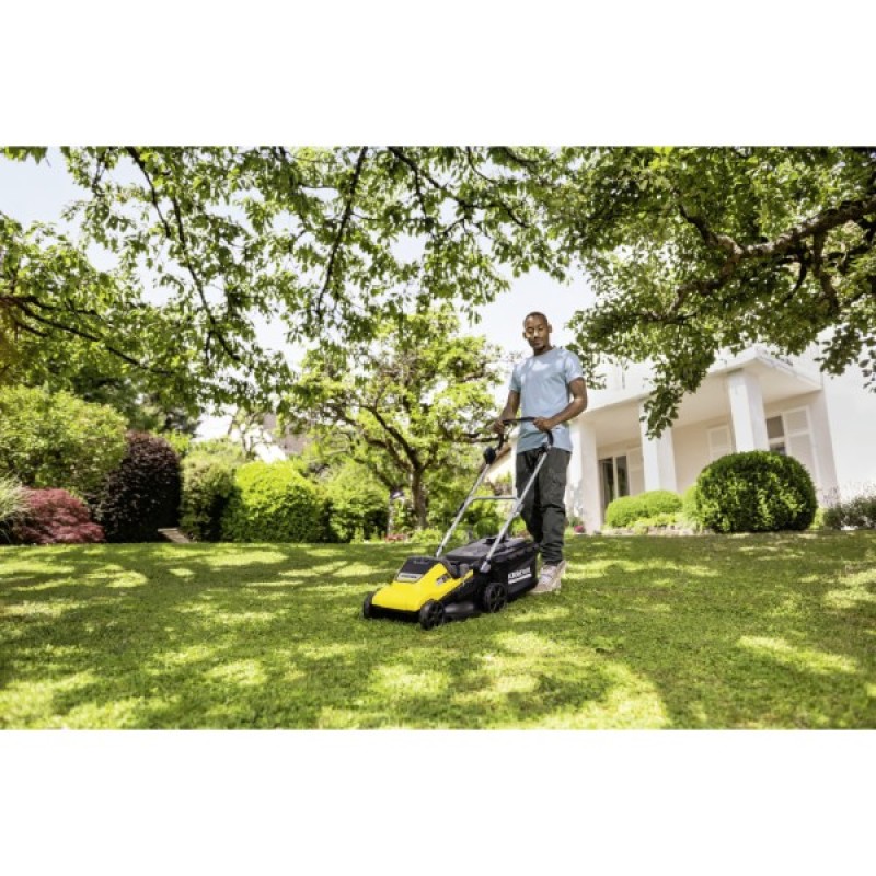Газонокосарка Karcher LMO 4-18 Dual 18V, акб 1х5А·год 37см, 25-65мм (1.445-421.0)