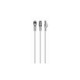 Патч-корд 0.25м S/FTP Cat 6A CU LSZH white Cablexpert (PP6A-LSZHCU-W-0.25M)