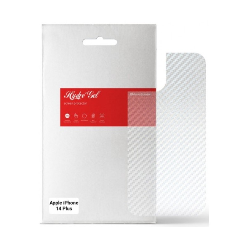 Плівка захисна Armorstandart back panel Apple iPhone 14 Plus Carbone Transparent (ARM64968)