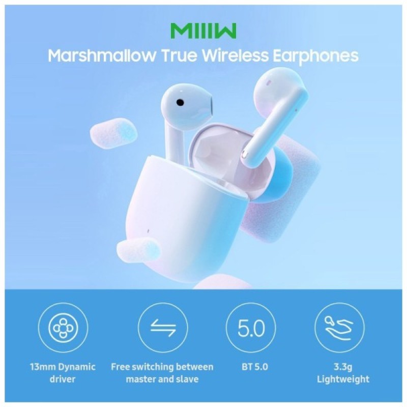 Навушники Xiaomi TWS MiiiW TWS Wireless Earbuds Marshmallow White (MWTW03)