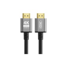 Кабель мультимедійний HDMI to HDMI 3.0m v2.0 black XO (GB017A-HDMI.tranish)