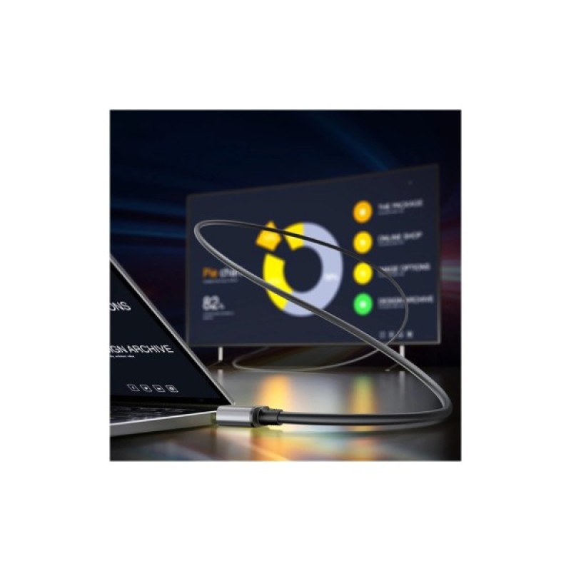Кабель мультимедійний HDMI to HDMI 3.0m v2.0 black XO (GB017A-HDMI.tranish)
