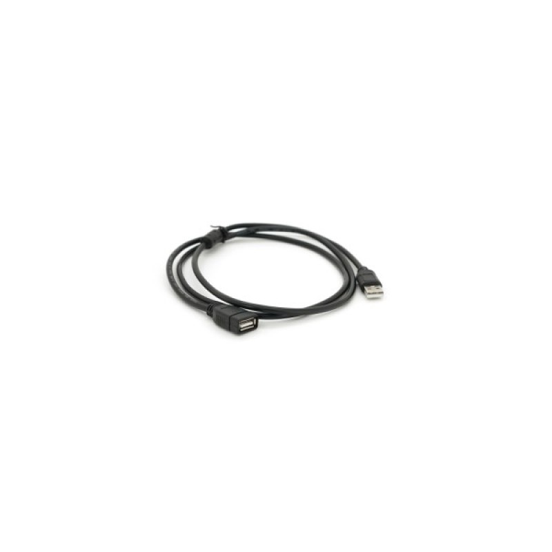 Дата кабель USB 2.0 AM/AF 1.5m ferrite black Voltronic (YT-AM/AF-1.5B)