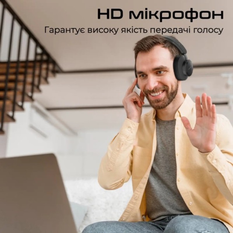 Навушники Promate Takt Black (takt.black)