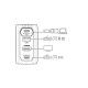 Зарядний пристрій AVerMedia GC313 CORE GO 100W 2хUSB-С 1хUSB-A 1xHDMI white (40AAGC313AWP)