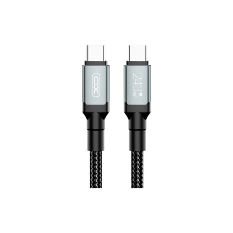Дата кабель USB-C to USB-C NBQ264A-CC black XO (NB-Q264A-CC.black)
