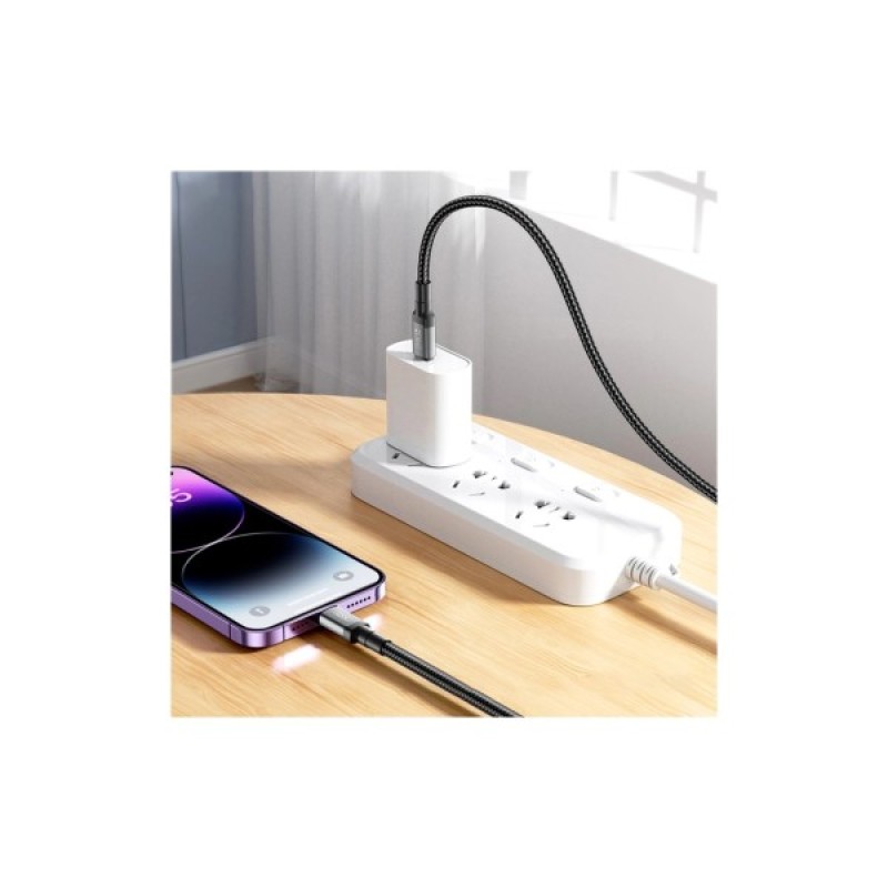 Дата кабель USB-C to USB-C NBQ264A-CC black XO (NB-Q264A-CC.black)