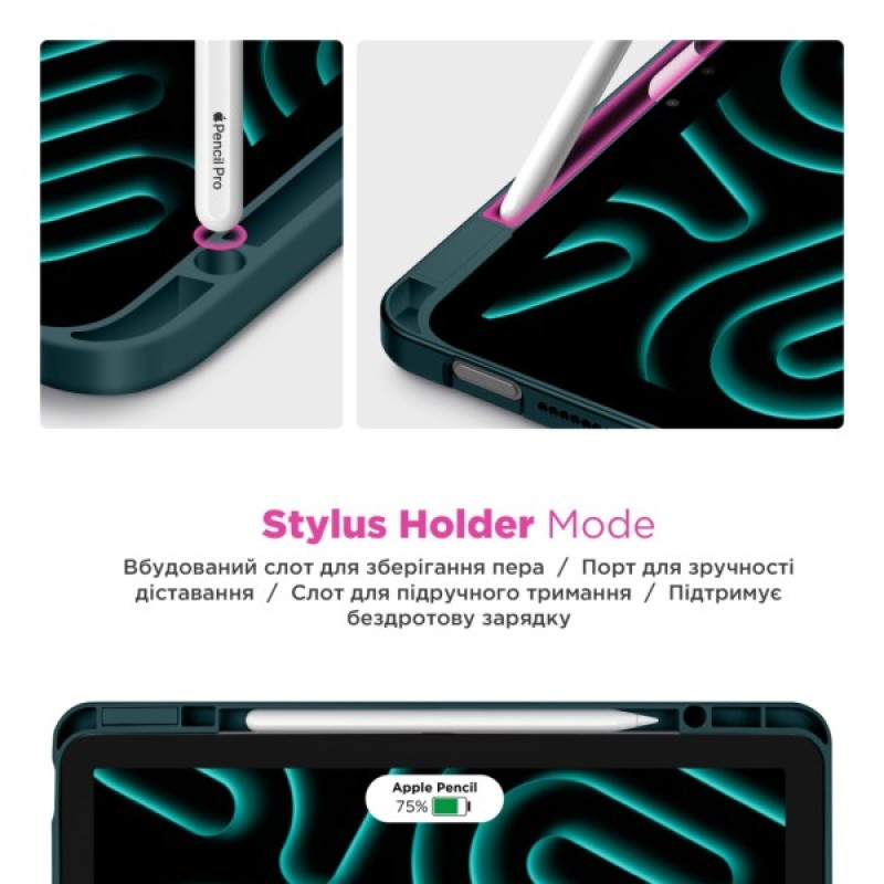 Чохол до планшета Armorstandart Y-Type PEN Xiaomi Pad 7 / 7 Pro Pine Green (ARM85539)