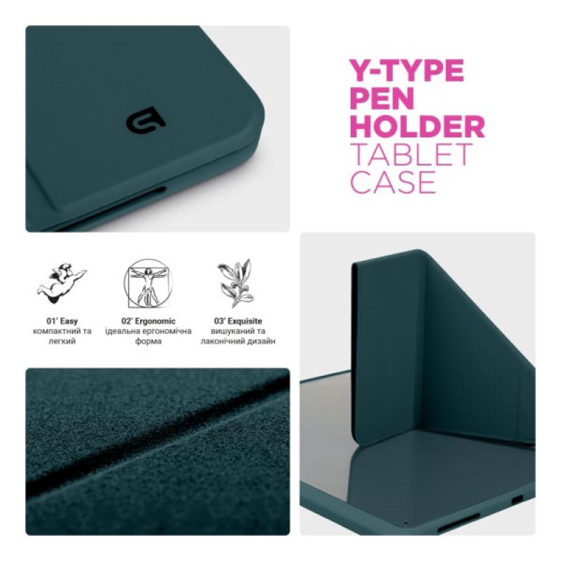 Чохол до планшета Armorstandart Y-Type PEN Xiaomi Pad 7 / 7 Pro Pine Green (ARM85539)