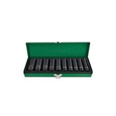 Набір головок Toptul дюймових ударних довгих 1/2" 7/16-1" 10шт. (GEAD1002)
