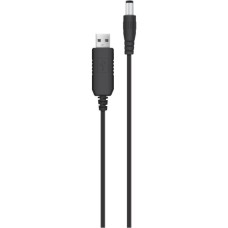 Кабель живлення USB to DC 5.5x2.1mm 12V 1.0m 1.0A ACCLAB (1283126565120)