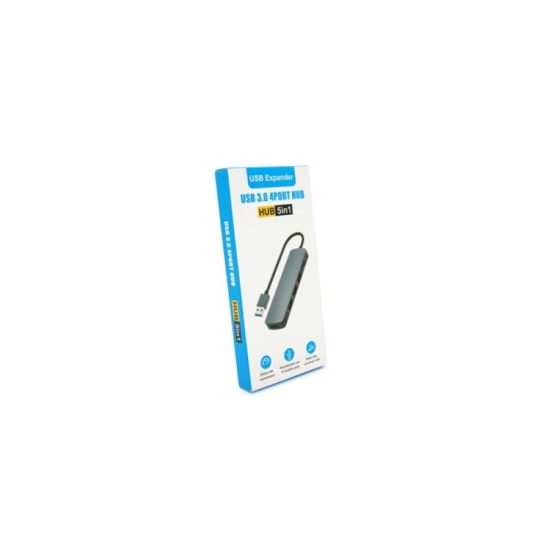 Концентратор Voltronic USB 3.0 to 4xUSB 0.2m aluminum (YT-3H4/2TB)
