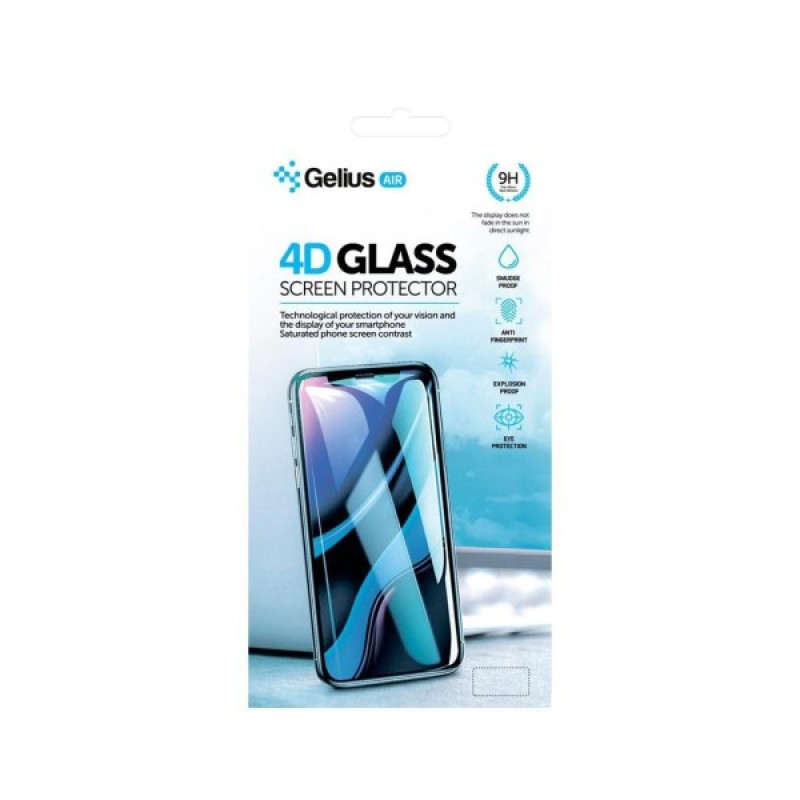 Скло захисне Gelius Pro 4D for Xiaomi Redmi Note 8 Pro Black (00000079329)