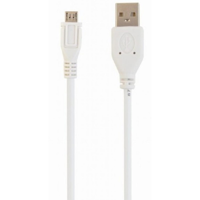 Дата кабель USB 2.0 AM to Micro 5P 3.0m Cablexpert (CCP-mUSB2-AMBM-W-10)