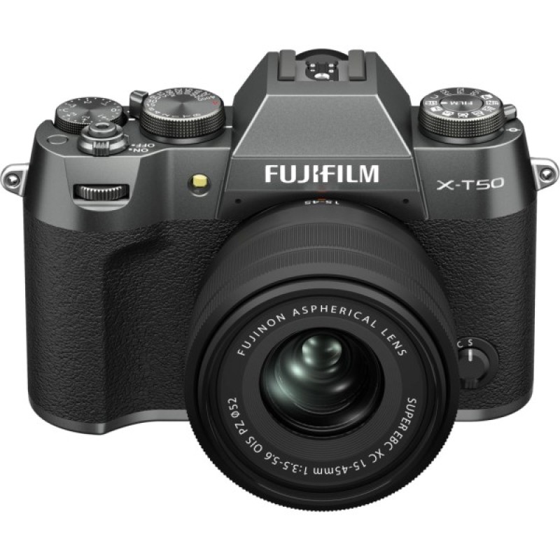 Цифровий фотоапарат Fujifilm X-T50 + XC 15-45mm F3.5-5.6 Kit Charcoal silver (16828923)