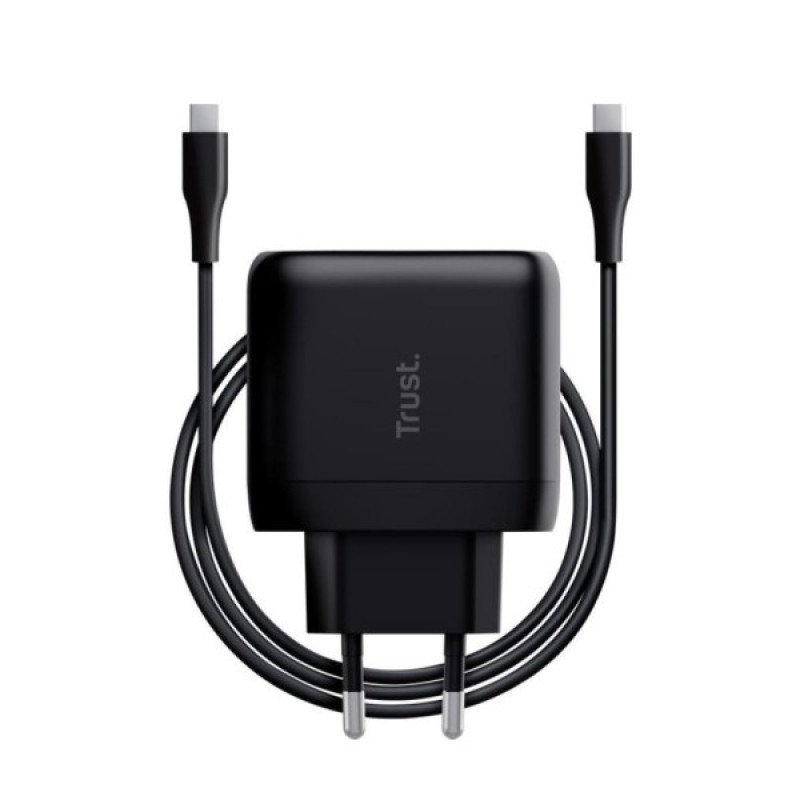 Зарядний пристрій Trust Maxo 65W USB-C PD black (24817_TRUST)