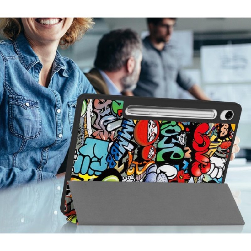 Чохол до планшета BeCover Flexible TPU Mate Samsung Galaxy Tab S10 FE (SM-X520/SM-X526) 10.9" Graffiti (713270)