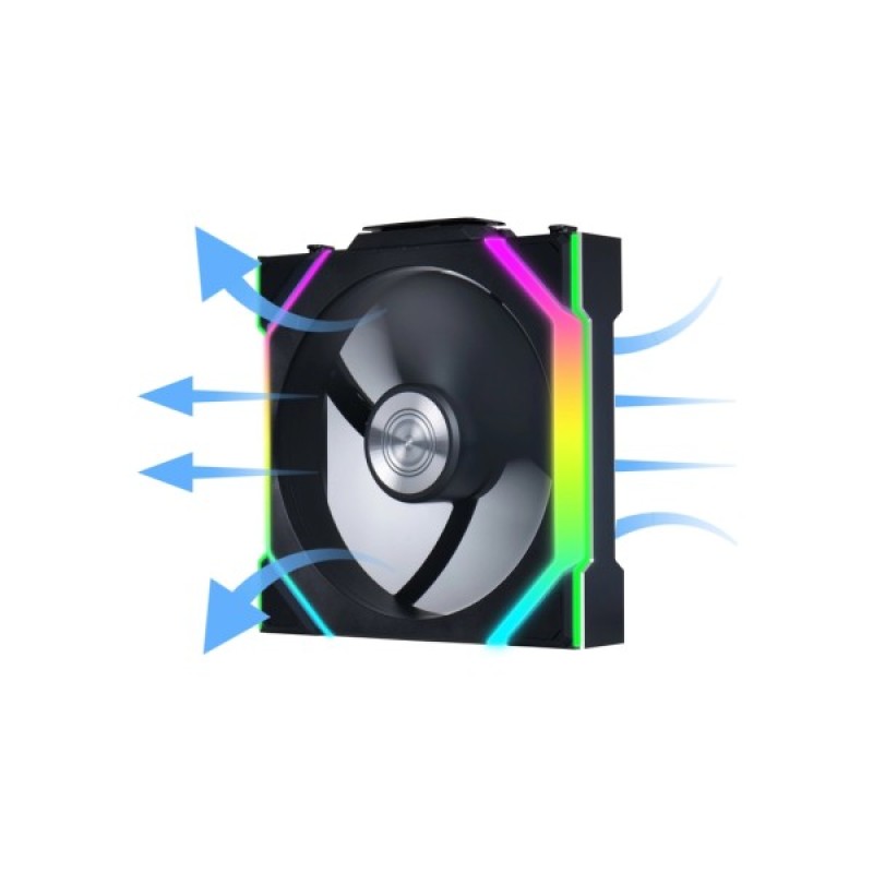 Кулер до корпусу Lian Li Uni Fan SL WIRELESS Reverse, 120-1, B (G99.12RSL1W1B.00)