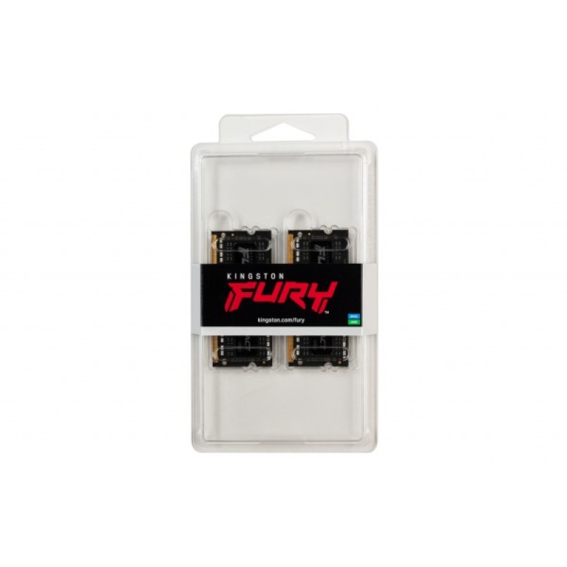 Модуль пам'яті для ноутбука SoDIMM DDR3L 8GB (2x4GB) 1866 MHz Fury Impact Kingston Fury (ex.HyperX) (KF318LS11IBK2/8)