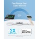 Зарядний пристрій Anker MagGo Wireless Charging Pad 15W 3-in-1 Foldable White (B25M8H21)