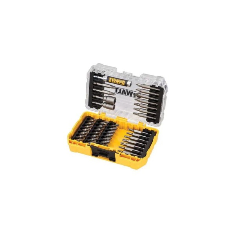Набір біт DeWALT Phillips, Pozidriv, Torx, L = 25, 50 мм, головки 8, 10 мм, маг. держ., 40 шт, кейс (DT70705)