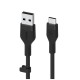 Дата кабель USB 2.0 AM to Type-C 3.0m 15W Black Belkin (CAB008BT3MBK)