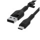 Дата кабель USB 2.0 AM to Type-C 3.0m 15W Black Belkin (CAB008BT3MBK)