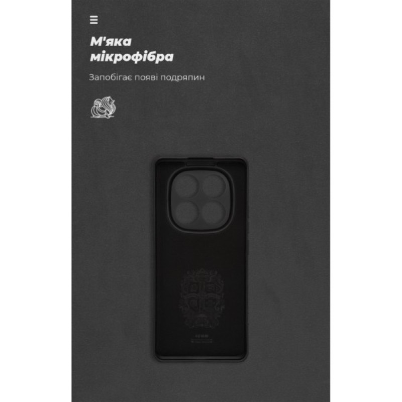 Чохол до мобільного телефона Armorstandart ICON Xiaomi Redmi Note 14 Pro 4G Camera cover Black (ARM79823)