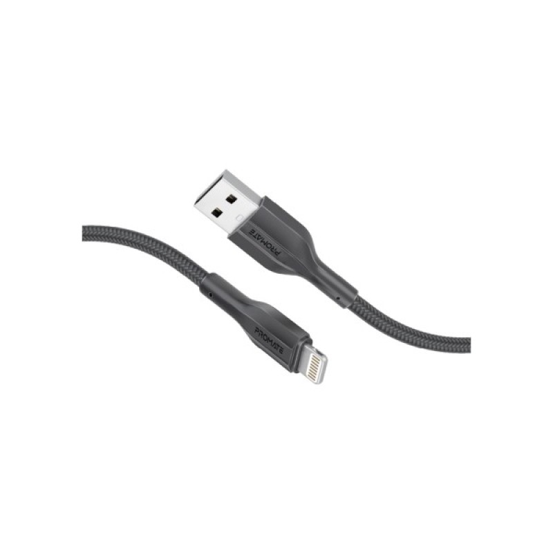 Дата кабель USB 2.0 AM to Lightning 2.0m 2A xCord-Ai200 black Promate (xcord-ai200.black)