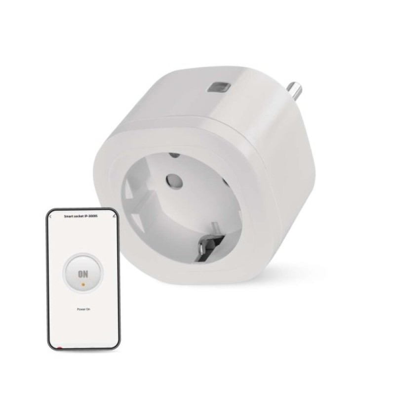 Розумна розетка WIFI P5533 GoSmart, ZigBee 3.0, IP44 EMOS (P5533)