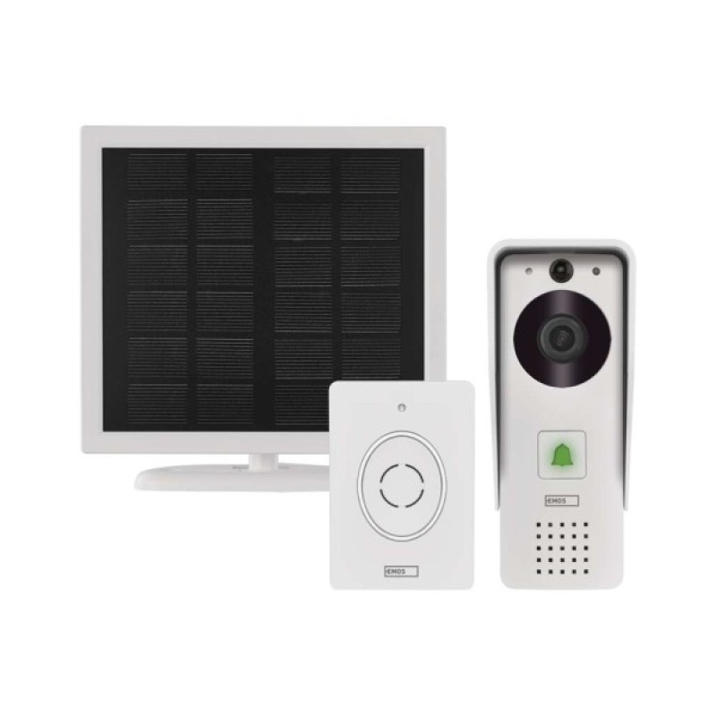 Відеодомофон video H4030GoSmar Wi-Fi solar panel EMOS (H4030)
