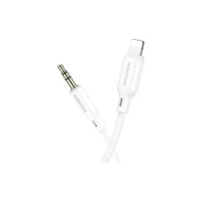 Кабель мультимедійний Lightning to 3.5mm M 1.0m white BOROFONE (6941991101052)