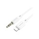 Кабель мультимедійний Lightning to 3.5mm M 1.0m white BOROFONE (6941991101052)