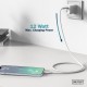 Дата кабель USB 2.0 AM to Lightning 1.0m 12W white Digitus (AK-600108-010-W)