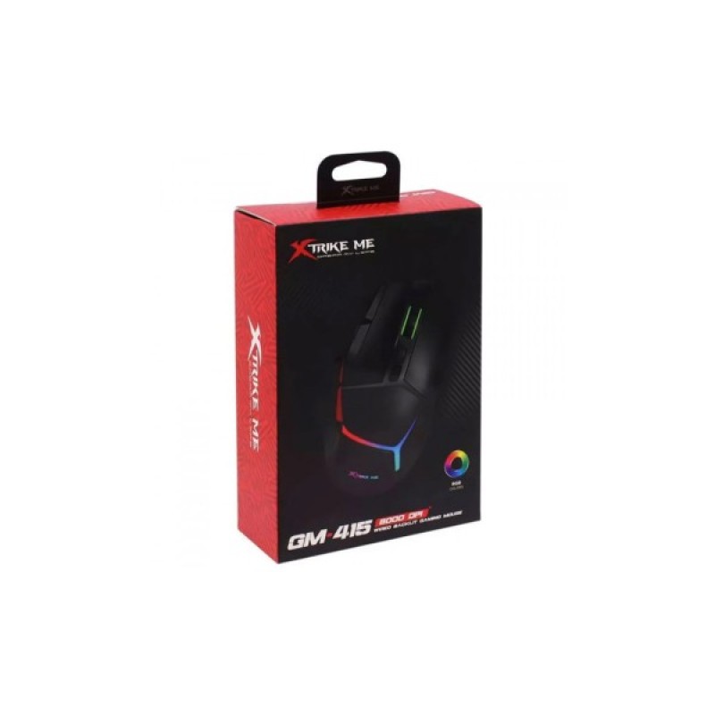 Мишка Xtrike ME GM-415 RGB USB Black (GM-415)