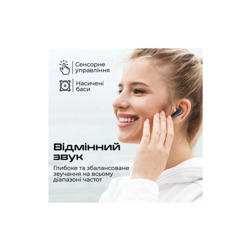 Навушники Promate Lush Black (lush.black)