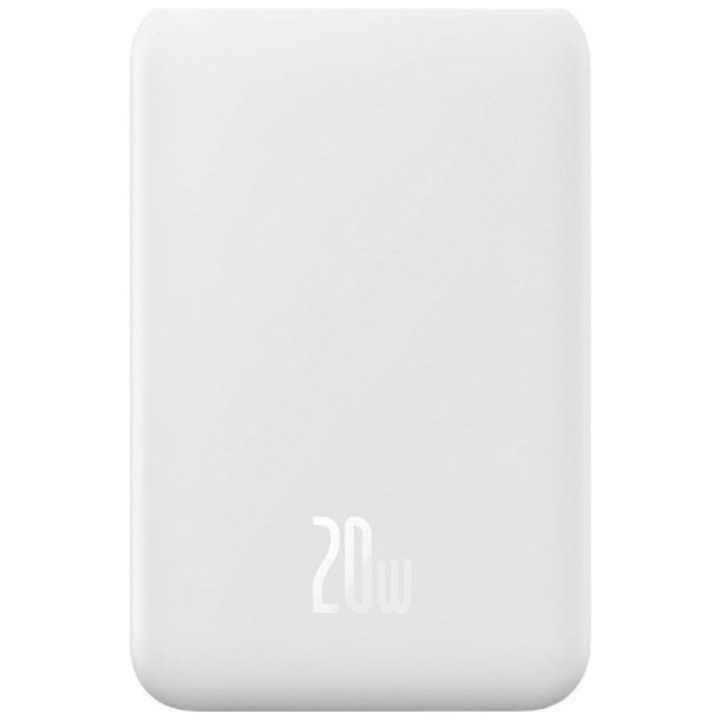 Батарея універсальна Baseus Magnetic Mini 20000mAh 20W, White (P10022102212-01 / PPCXM20)
