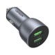 Зарядний пристрій Ugreen CD213 2xUSB Fast Car Charger (Dark Blue) (UGR-10144)