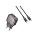 Зарядний пристрій BOROFONE BAS53A Absolute USB-C PD20W + cable USB-C to USB-C Black (6941991116193)