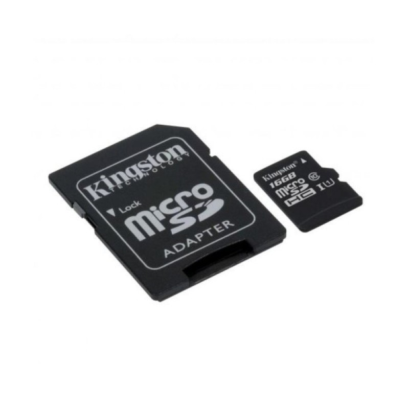 Карта пам'яті Kingston 16GB microSDHC Class 10 Canvas Select Plus 100R A1 (SDCS2/16GB)