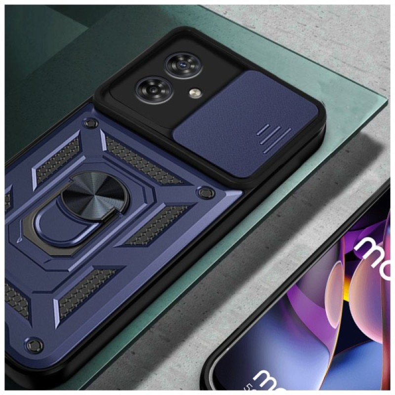 Чохол до мобільного телефона BeCover Military Motorola Moto G55 Blue (713057)