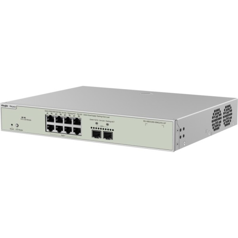 Комутатор мережевий Ruijie Networks RG-NBS5300-8MG2XS-UP