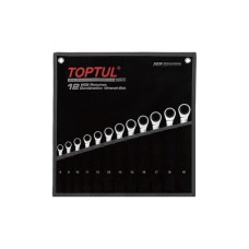 Ключ Toptul комбінований тріскачковий 8-19мм 12шт (GPAQ1202)