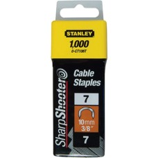 Скоби для будівельного степлера Stanley CABLE, тип "7", L=10мм, напівкруглі, 1000шт. (1-CT106T)