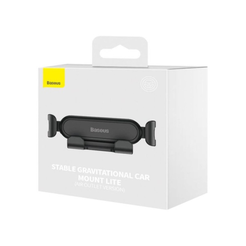 Універсальний автотримач Baseus Stable Gravitational Car Mount Lite (Air Outlet Version) (SUWX010001)