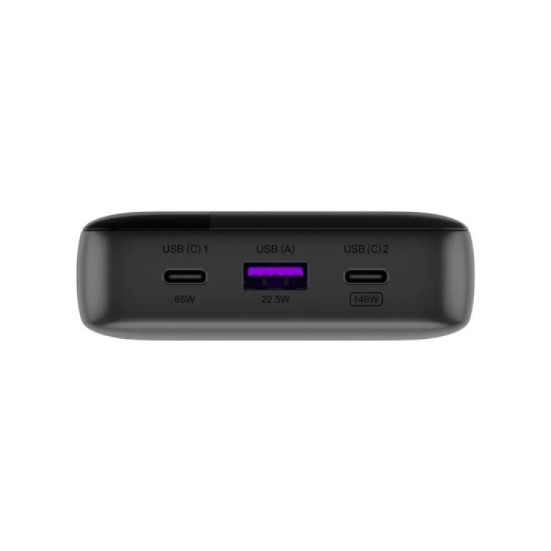 Батарея універсальна Canyon PB-240 25000mAh, PD3.1/140W, PPS, QC3.0, AFC & SCP, Digital Display (CNS-CPB240)