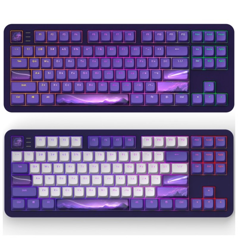 Клавіатура Dark Project ALU87 Celestial ABS RGB Mech G3MS Voidstone Violet (DPKB_CELESTIAL_87_ANSI_UA)