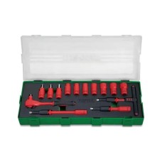 Набір інструментів Toptul ізольовані VDE 1/4" 14 шт. (6-гр.) (GZA1447)