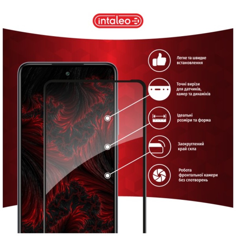 Скло захисне Intaleo Full Glue Infinix Smart 8 Black (1283126589621)